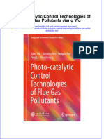 Download textbook Photo Catalytic Control Technologies Of Flue Gas Pollutants Jiang Wu ebook all chapter pdf 