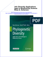 Textbook Phylogenetic Diversity Applications and Challenges in Biodiversity Science Rosa A Scherson Ebook All Chapter PDF