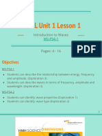 Mod L Unit 1 Lesson 1 - Intro To Waves