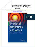 Download textbook Physics Of Oscillations And Waves With Use Of Matlab And Python Arnt Inge Vistnes ebook all chapter pdf 