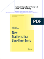 Textbook New Mathematical Cuneiform Texts 1St Edition Joran Friberg 2 Ebook All Chapter PDF
