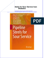 Download textbook Pipeline Steels For Sour Service Ivan Shabalov ebook all chapter pdf 