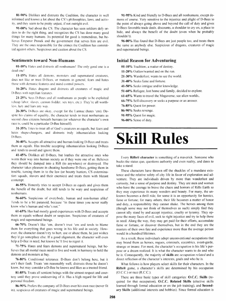 Rifts Book Base - Ocred-301-315 | PDF | Equestrianism | Cowboys