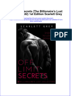 Download full chapter Off Limit Secrets The Billionaires Lust Collection 2 1St Edition Scarlett Grey pdf docx