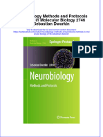 Full Chapter Neurobiology Methods and Protocols Methods in Molecular Biology 2746 Sebastian Dworkin PDF