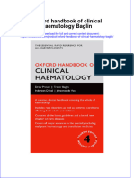 PDF Oxford Handbook of Clinical Haematology Baglin Ebook Full Chapter