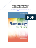 PDF Pharmacology For Nurses Second Edition Edition Diane Pacitti Ebook Full Chapter