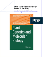 Download textbook Plant Genetics And Molecular Biology Rajeev K Varshney ebook all chapter pdf 
