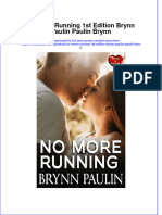 Textbook No More Running 1St Edition Brynn Paulin Paulin Brynn Ebook All Chapter PDF