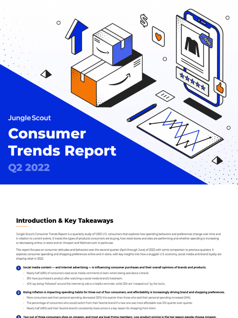 Jungle Scout Consumer Trends Report Q2 2022 | PDF | Retail | E Commerce