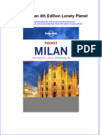 Textbook Pocket Milan 4Th Edition Lonely Planet Ebook All Chapter PDF