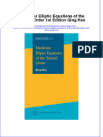 Download textbook Nonlinear Elliptic Equations Of The Second Order 1St Edition Qing Han ebook all chapter pdf 