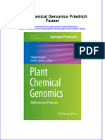 Download textbook Plant Chemical Genomics Friedrich Fauser ebook all chapter pdf 