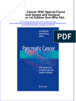 Textbook Pancreatic Cancer With Special Focus On Topical Issues and Surgical Techniques 1St Edition Sun Whe Kim Ebook All Chapter PDF