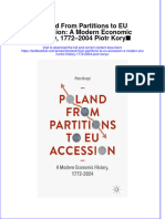 Textbook Poland From Partitions To Eu Accession A Modern Economic History 1772 2004 Piotr Korys Ebook All Chapter PDF