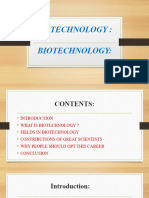 Biotechnology: Biotechnology