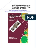 PDF Pipeline Pumping and Compression Systems A Practical Approach Third Edition Kamal K Botros Ebook Full Chapter