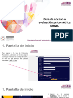 Guía de Acceso A Evaluación Psicométrica KHOR