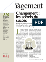 Les Cahiers Du Management 16 - Changement Secrets Du Succes