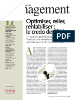 Les Cahiers Du Management 17 - Optimiser Relier Rentabiliser Credo EAI