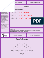 Binomial Expansion PixiPPt