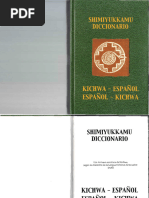 Diccionario Castellano Kichwa Alki Web | PDF