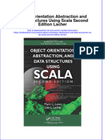 Textbook Object Orientation Abstraction and Data Structures Using Scala Second Edition Lacher Ebook All Chapter PDF