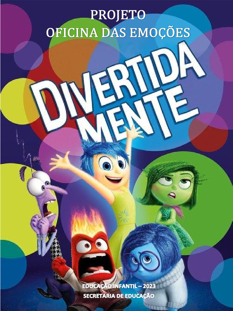 Oficina Das Emoções Divertida Mente | PDF | Emoções | Aprendizado, image size:768x1024