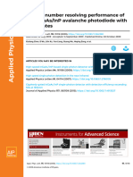 Photon-Number Resolving Performance of The InGaAs InP Avalanche Photodiode With Short Gates