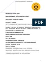 Catedra Evaluacion de Los Aprendizajes Del Tramo de Formacion Pedagogica Par El Nivel Superior Isfd22 (Autoguardado)