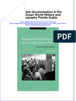 Download textbook Portuguese Decolonization In The Indian Ocean World History And Ethnography Pamila Gupta ebook all chapter pdf 