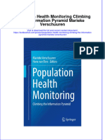 Textbook Population Health Monitoring Climbing The Information Pyramid Marieke Verschuuren Ebook All Chapter PDF