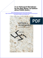 Download textbook Perpetrators In Holocaust Narratives Encountering The Nazi Beast 1St Edition Joanne Pettitt Auth ebook all chapter pdf 