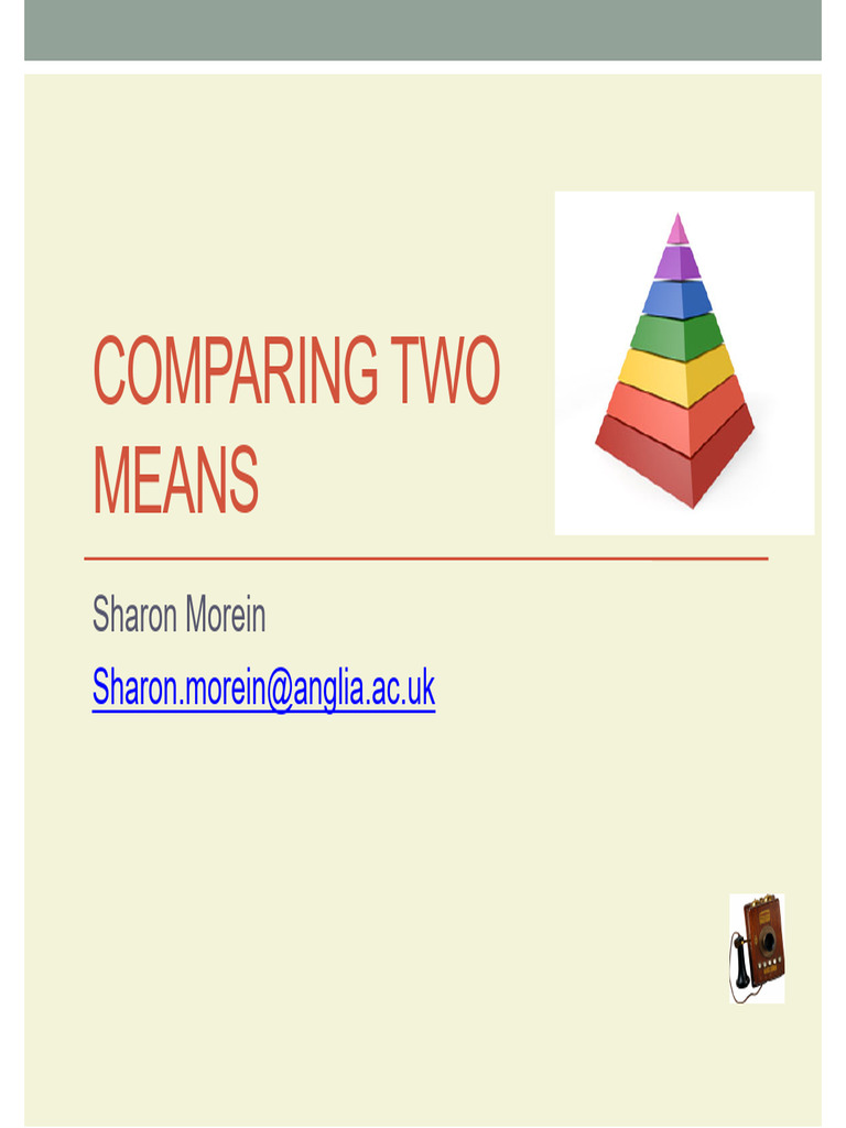 QRM+lecture+2+-+Canvas | PDF | Student's T Test | Mann–Whitney U Test