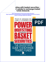 PDF Power Investing With Basket Securities The Investors Guide To Exchange Traded Funds Edwards Ebook Full Chapter