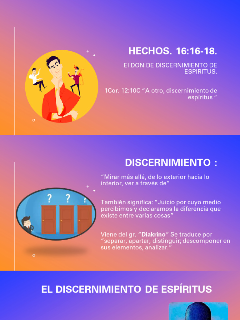 Discernimiento de Espíritus en la Iglesia | PDF | Demonios | Diablo