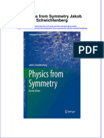 Download textbook Physics From Symmetry Jakob Schwichtenberg ebook all chapter pdf 