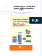 PDF Nanobiotechnology For Sustainable Bioenergy and Biofuel Production Verma Ebook Full Chapter