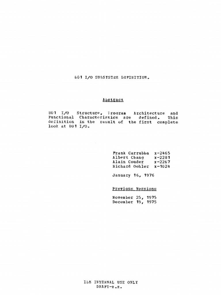 801 io subsystem definition jan76 pdf