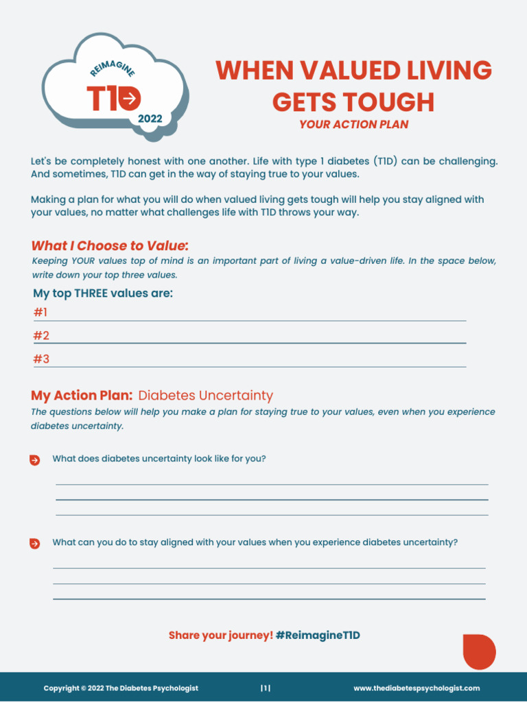 When Values Get Tough Action Plan | PDF