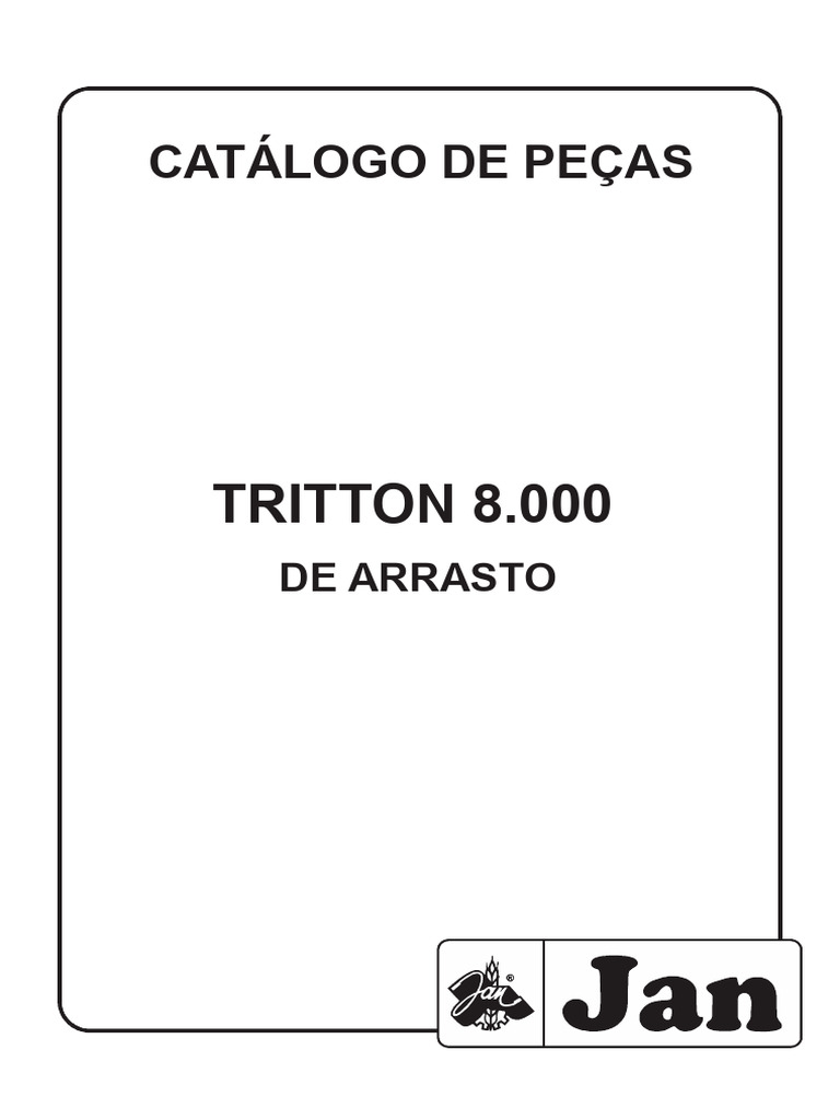 Catálogo de Peças Tritton 8.000 | PDF | Hidráulica | Engenharia Mecânica