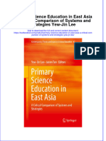 Textbook Primary Science Education in East Asia A Critical Comparison of Systems and Strategies Yew Jin Lee Ebook All Chapter PDF