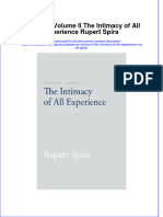Textbook Presence Volume Ii The Intimacy of All Experience Rupert Spira Ebook All Chapter PDF
