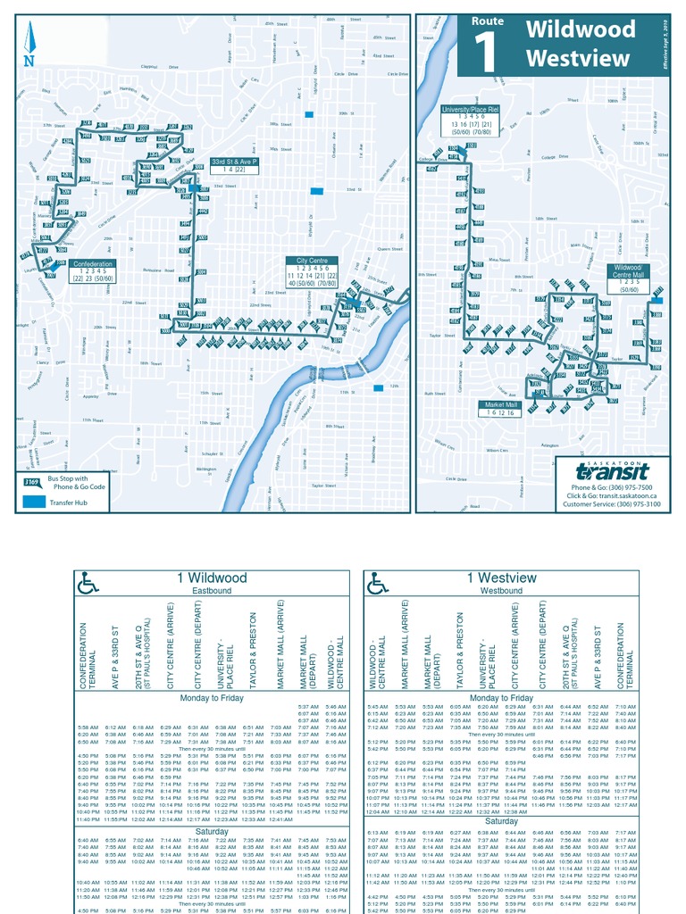 Saskatoon Transit System Map | PDF