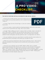 CHECKLIST How To Become A Freelance Video Editor