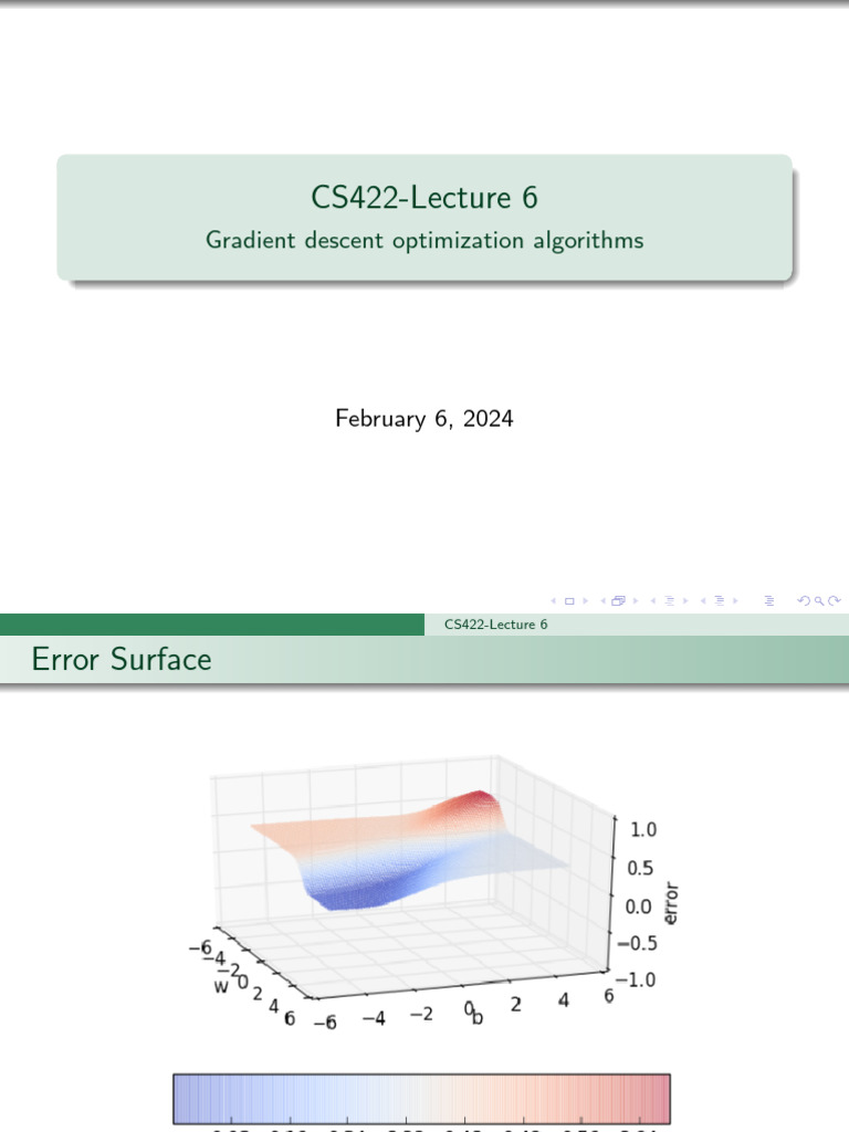 9 - Gradient Descent Part 3 | PDF | Algorithms | Machine Learning