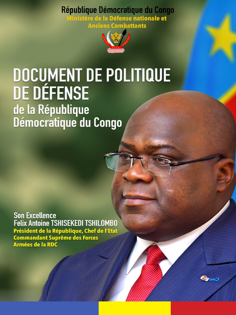 Politique de défense de la RDC 2022 | PDF | République démocratique du ...