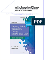 Textbook Preparing For The Occupational Therapy National Board Exam Second Edition Rosanne Dizazzo Miller Ebook All Chapter PDF