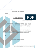 Carta SOLICITUD + Carta Poder