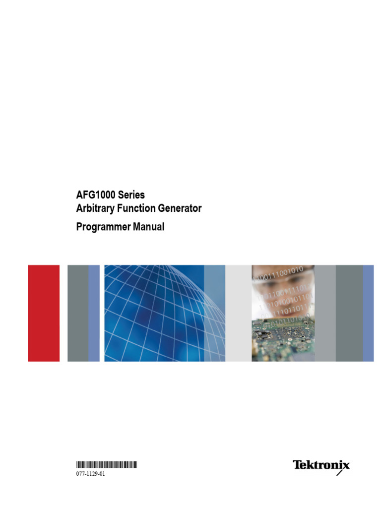 AFG1000 Programmer Manual EN 077112901 | PDF | Computing